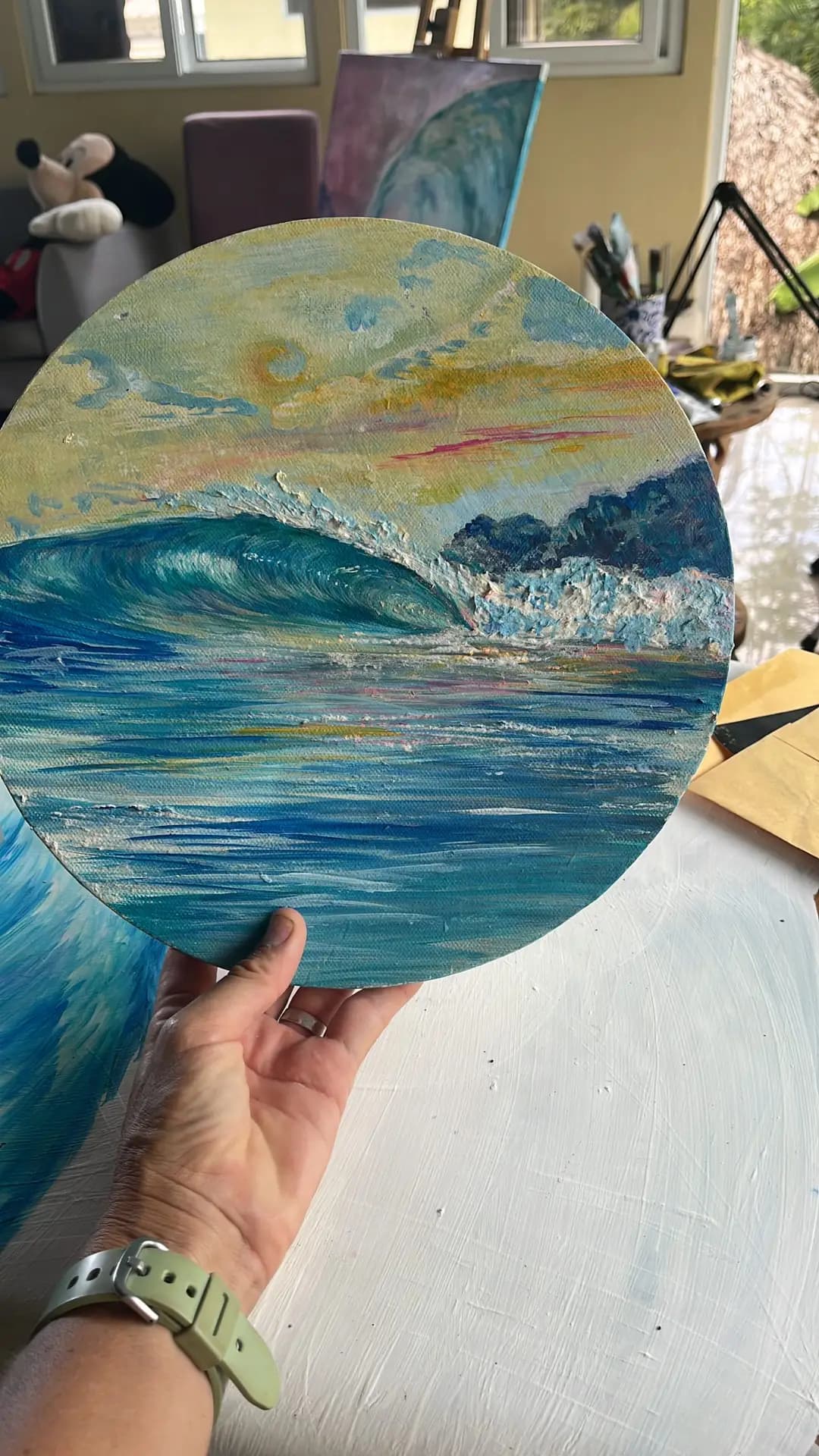 Surf Wave Painting Class in Costa Rica