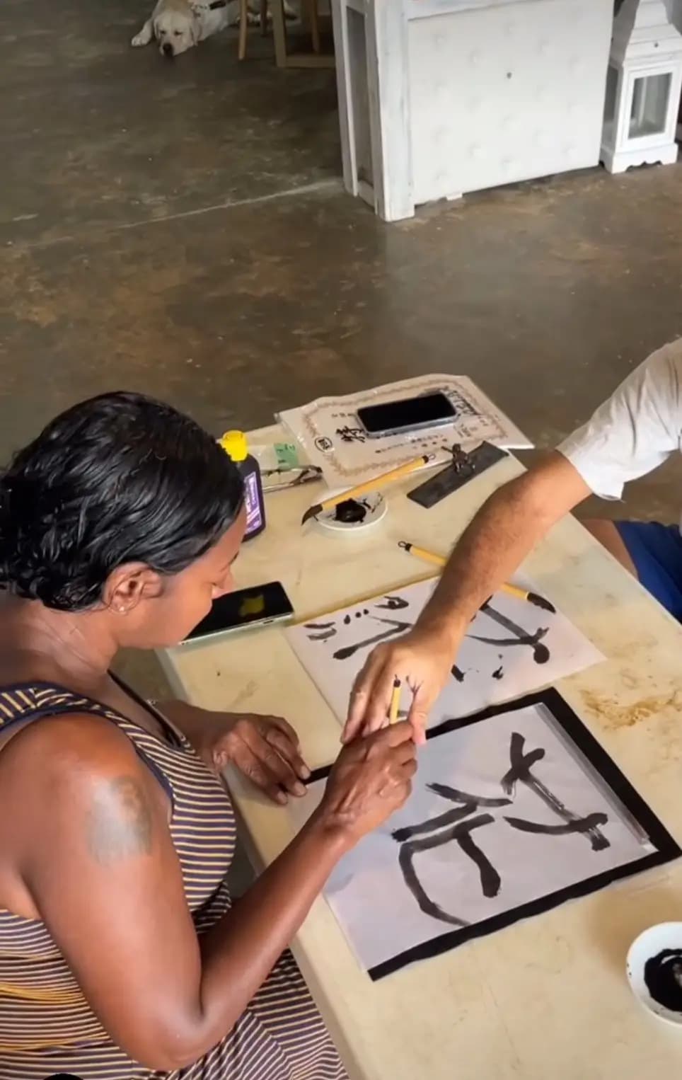 Japanese Calligraphy Workshop in Cancun