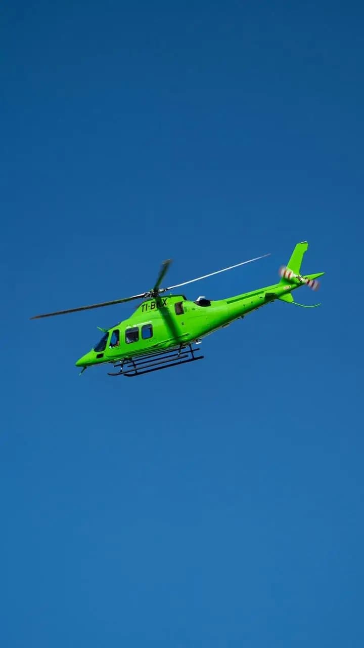 Luxurious Helicopter Transfer from Liberia Airport to Puerto Viejo